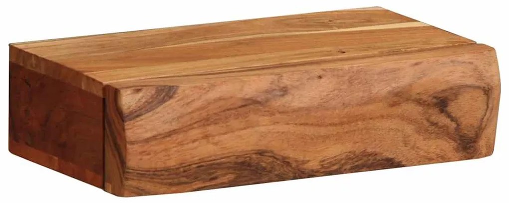 vidaXL Ράφια Τοίχου 2 τεμ. 30x17x8 εκ. από Μασίφ Ξύλο Ακακίας