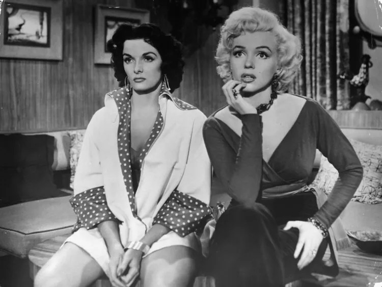 Φωτογραφία Jane Russell And Marilyn Monroe In, Archive Photos