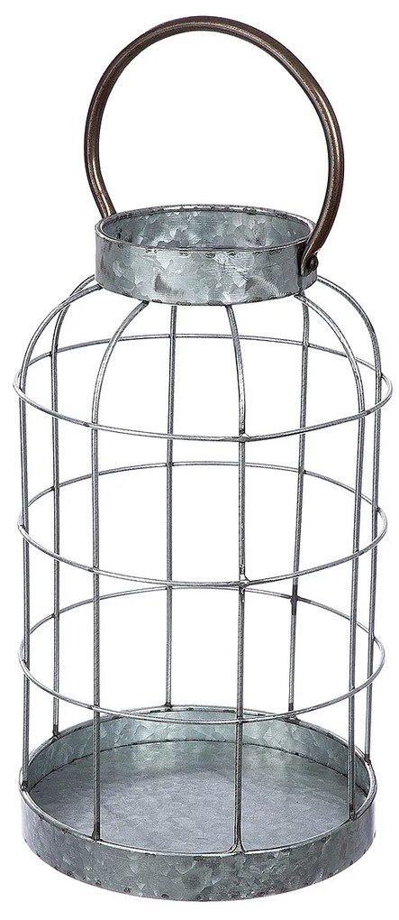 Φανάρι ArteLibre Γκρι Μέταλλο 42cm-05160613