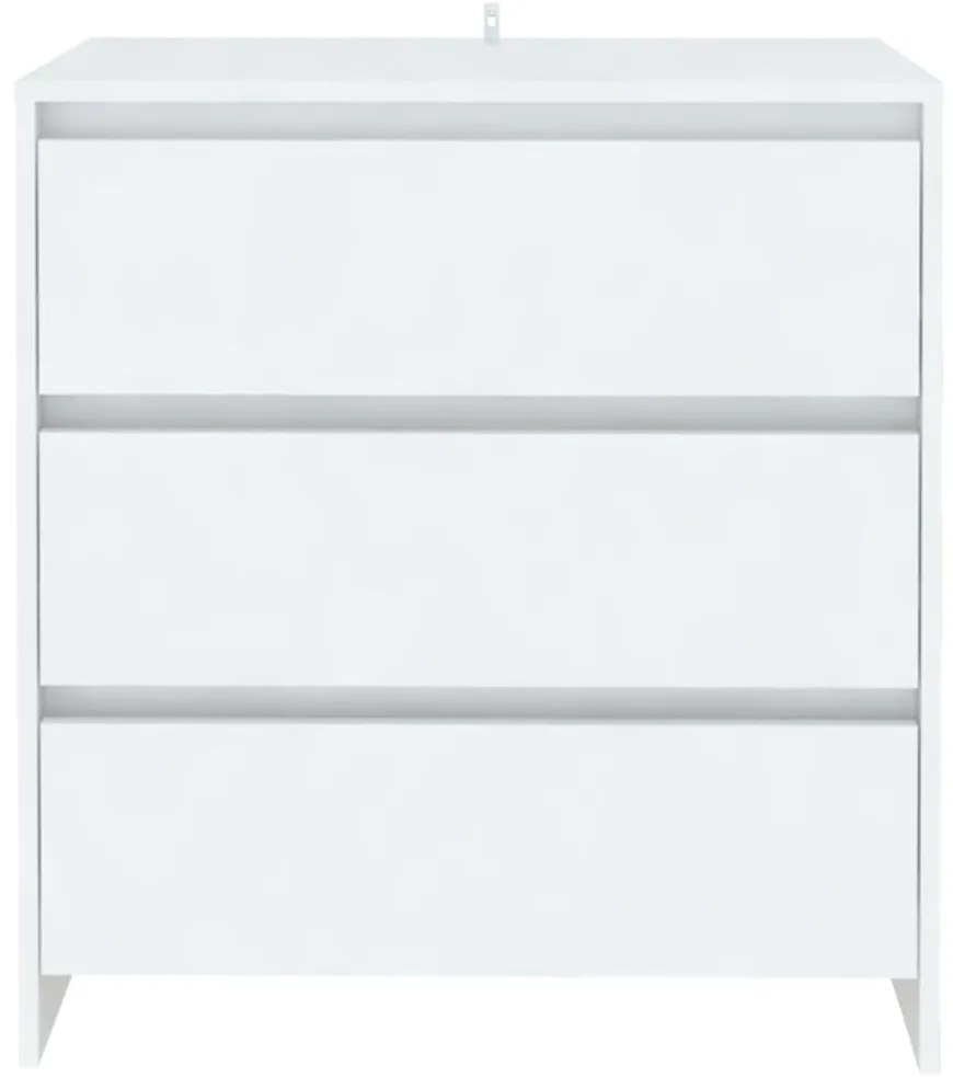 vidaXL Μπουφές Λευκός 70x41x75 εκ. από Επεξεργασμένο Ξύλο
