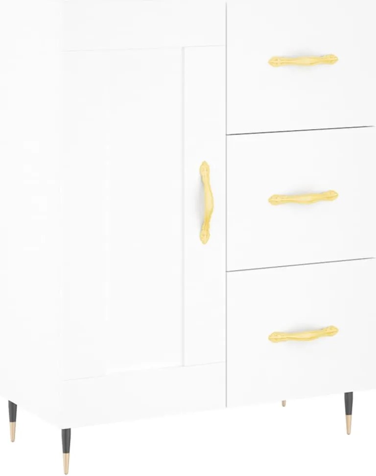 vidaXL Ντουλάπι Λευκό 69,5 x 34 x 90 εκ. από Επεξεργασμένο Ξύλο