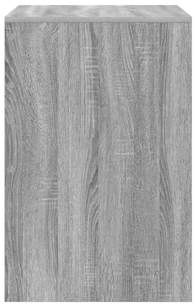 vidaXL Γραφείο Γκρι sonoma 60 x 50 x 76 εκ. Επεξεργασμένο ξύλο