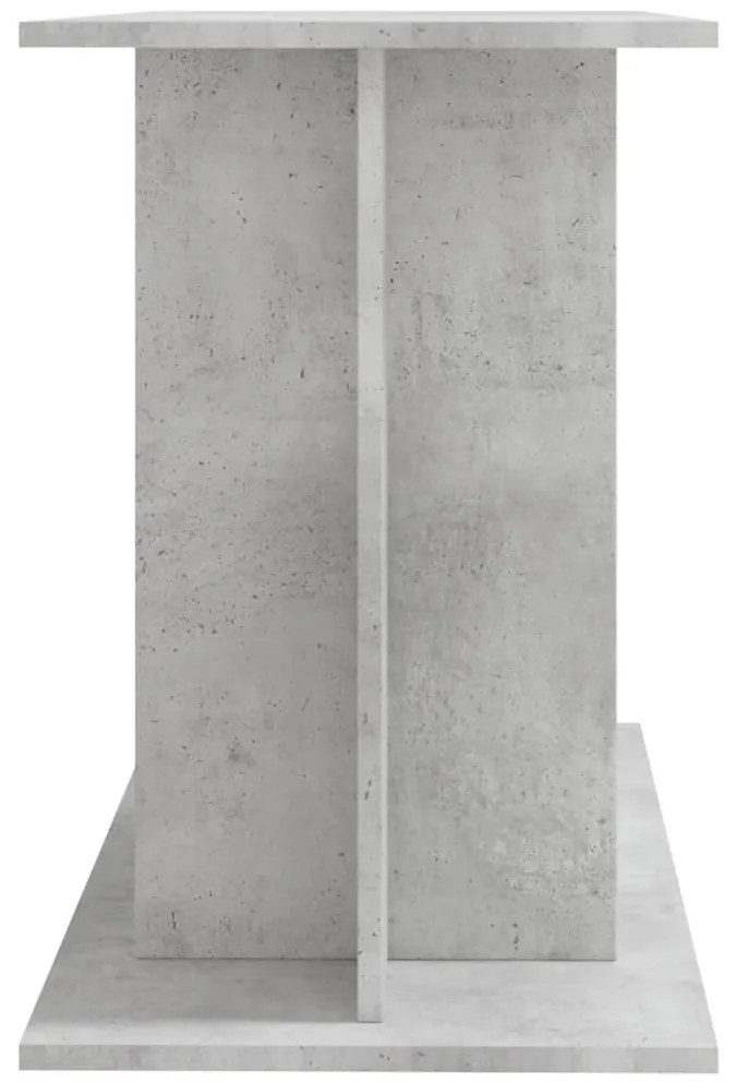 vidaXL Βάση Ενυδρείου Γκρι Σκυροδ. 100x40x60 εκ. Επεξεργασμένο Ξύλο
