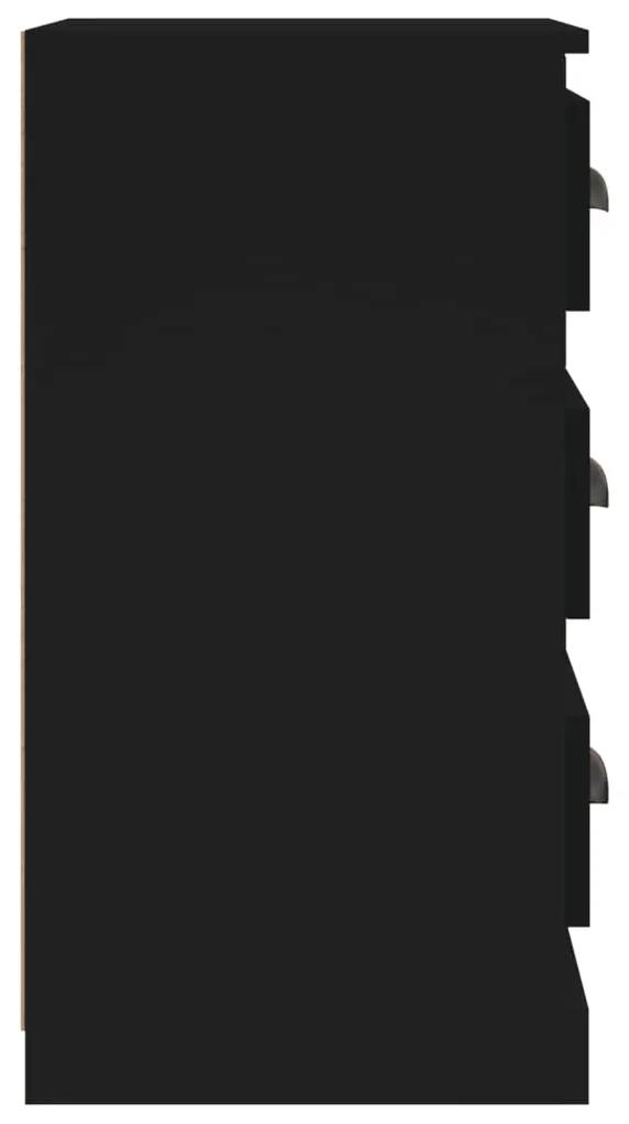 vidaXL Ντουλάπι Μαύρο 36x35,5x67,5 εκ. από Επεξεργασμένο Ξύλο