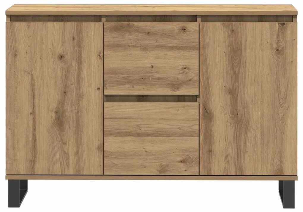 vidaXL Μπουφές Δρυς τεχνίτης 101,5 x 35 x 70 εκ. από Επεξεργασμένο Ξύλο
