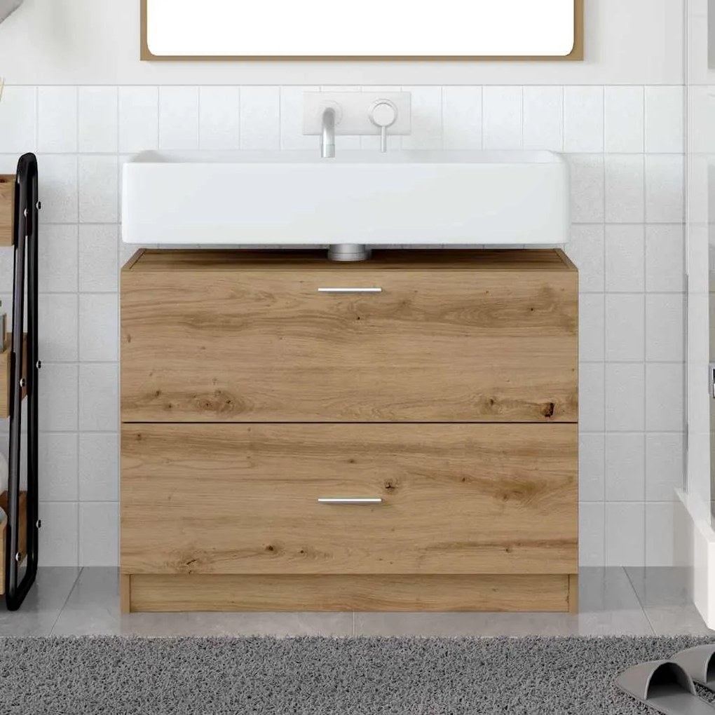 vidaXL Ντουλάπι Νεροχύτη με συρτάρι Artisan Oak 78 x 37 x 59 cm