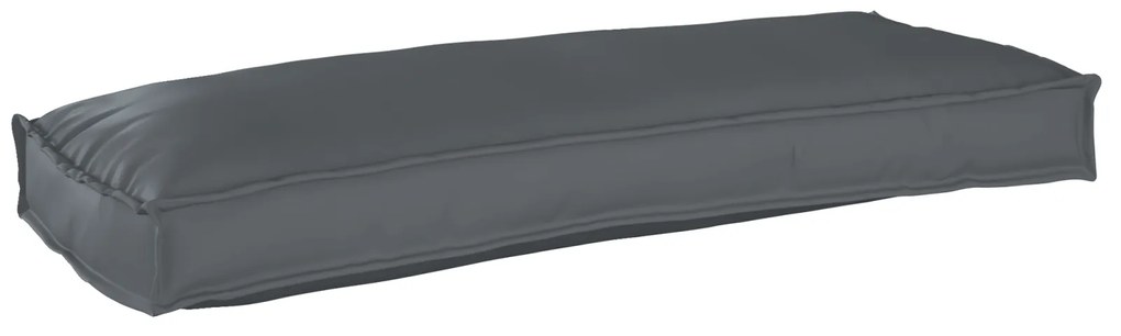 vidaXL Μαξιλάρι Πατάκια για Πάγκο Ανθρακί 100x40x8 εκ Fabric Oxford