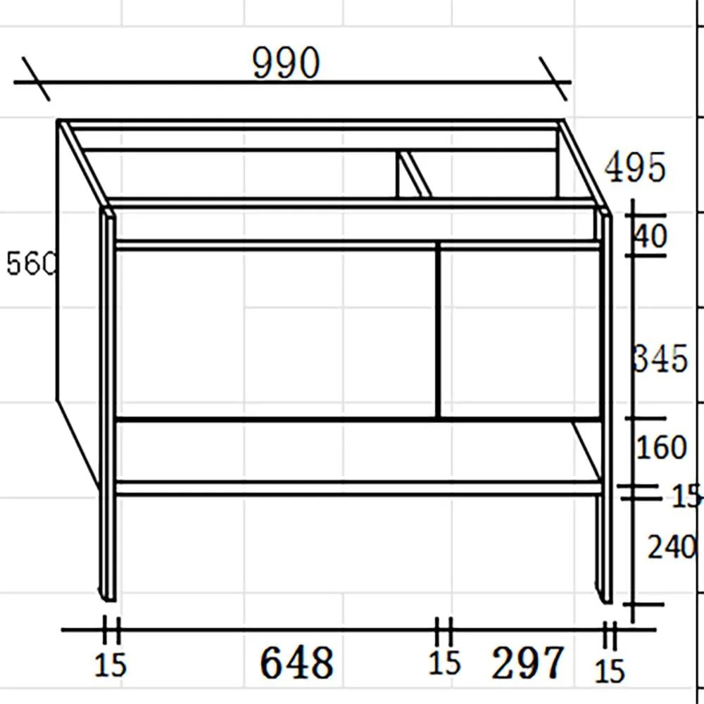 Σετ Επίπλου Mπάνιου ERIETE 100 Plywood Μπορντώ - Ανθρακί 100x50x170 εκ.