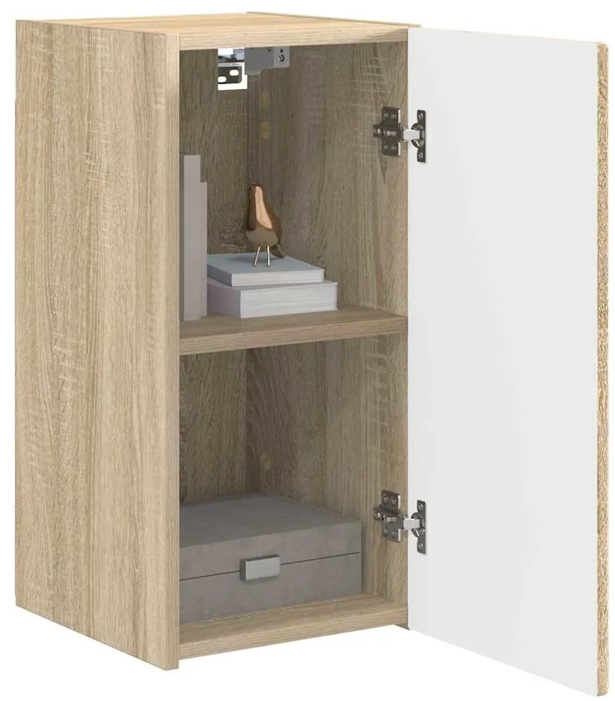 vidaXL Ντουλάπι Τηλεόρασης Τοίχου 2 pcs Σονόμα 30 x 31 x 60 εκ