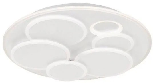 Πλαφονιέρα Φωτιστικό Οροφής Dots Λευκό Φ50 21162 Fischer Honsel-21162-Λευκό 21162