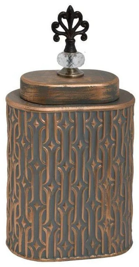 Βάζο Κεραμικό 373-221-703 20x12x39cm Bronze Ceramic