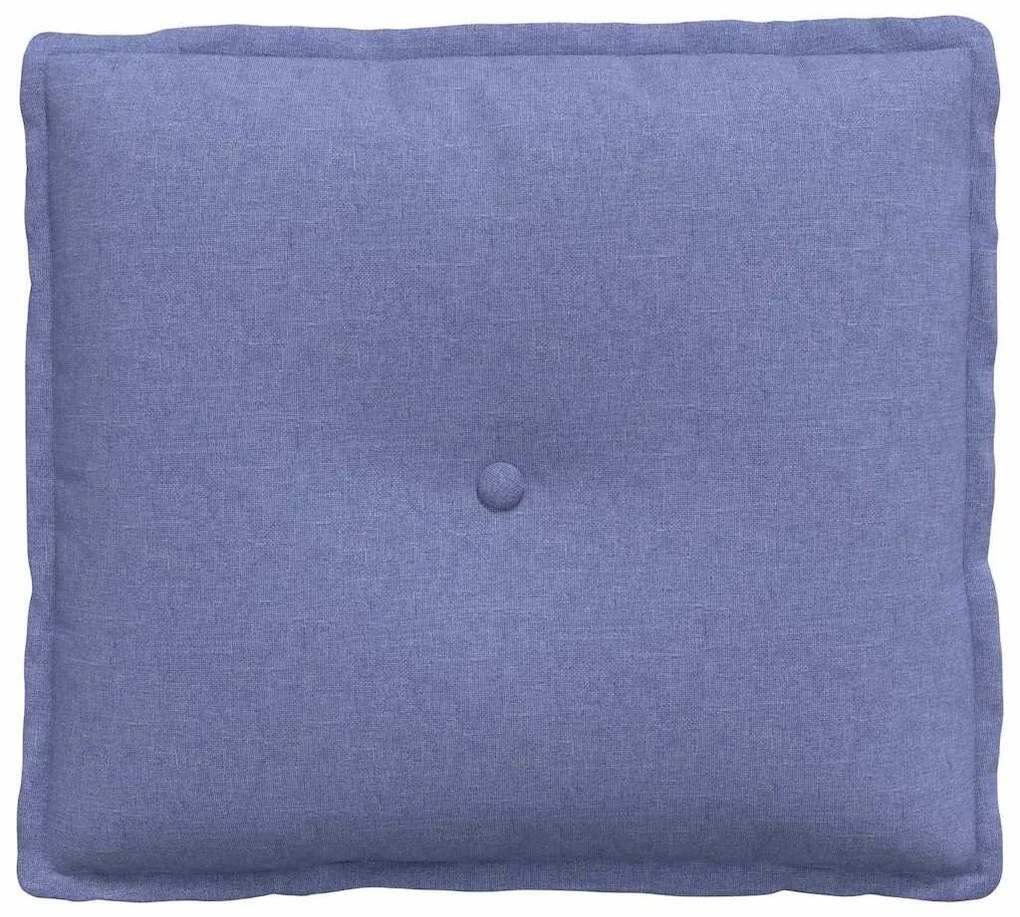 vidaXL Μαξιλάρι Πλάτης Μπλε τζην 50 x 19 x 45 εκ ύφασμα