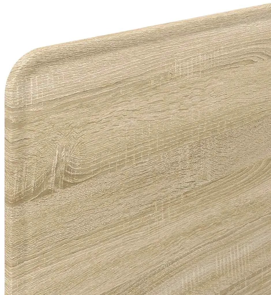 vidaXL Κεφαλάρι με κεφαλάρι Δρύς Sonoma 100 cm Επεξεργασμένο ξύλο