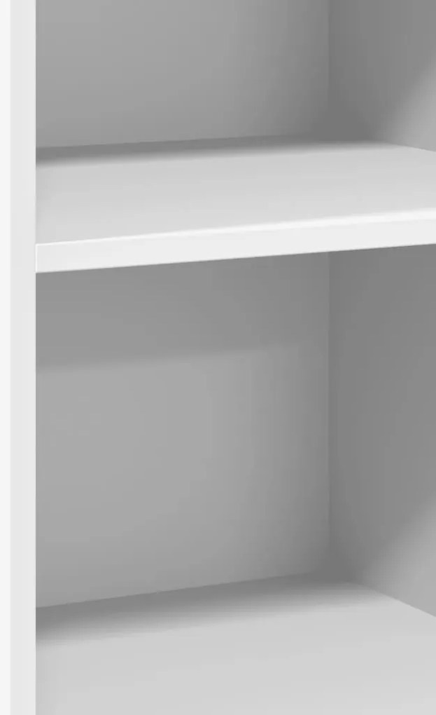 vidaXL Συρταριέρα Λευκή 50x41x93 εκ. από Επεξεργασμένο Ξύλο