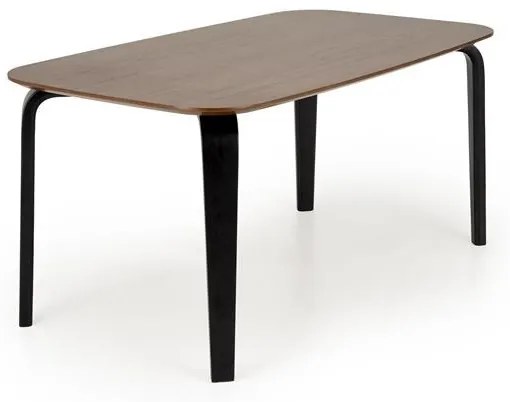 PEDRO table walnut / black