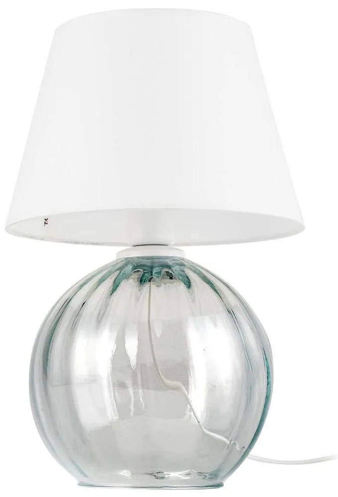 Φωτιστικό Επιτραπέζιο Aurea 5337 1xΕ27 15W Φ30cm 43cm White-Clear TK Lighting