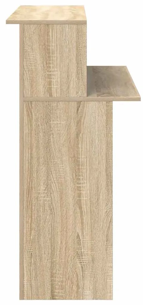 vidaXL Γραφείο υποδοχής Sonoma Δρυς 100x50x103,5εκ. Επεξεργασμένο Ξύλο