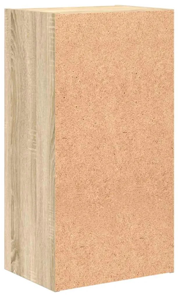 vidaXL Βιβλιοθήκη με 2 Ράφια Sonoma Δρυς 40x30x76,5 εκ. Επεξ. Ξύλο