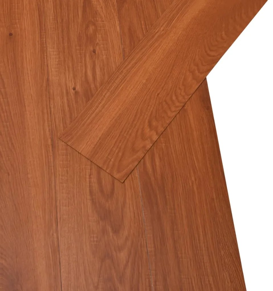 vidaXL Δάπεδο Αυτοκόλλητο Καφέ Ξύλο 5,02 μ² / 2 χιλ. από PVC