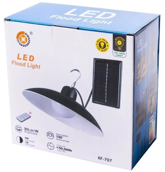 Ηλιακός λαμπτήρας LED με τηλεχειριστήριο XF-707 - LED flood light