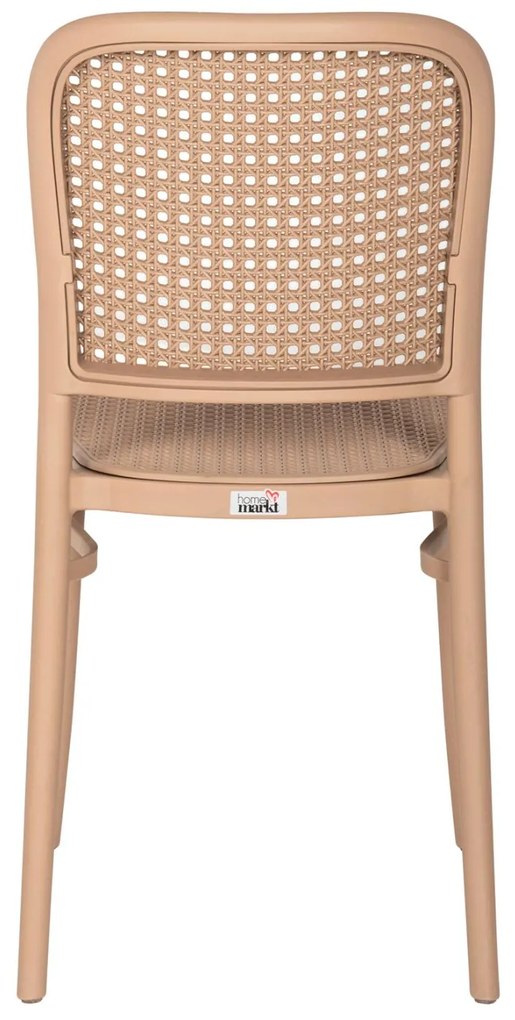 Καρέκλα FLOW C5937.03 Πολυπροπυλενίου Καπουτσίνο 41x53x85,5 εκ. 41x53x85.5 εκ.