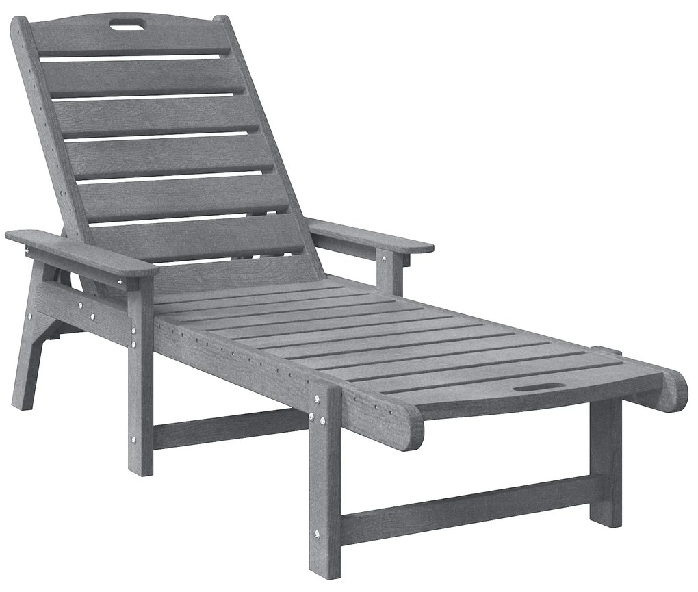 vidaXL Έπιπλα Χαλάρωσης Κήπου 3 pcs Ανοιχτό γκρι 38 x 38 x 46cm