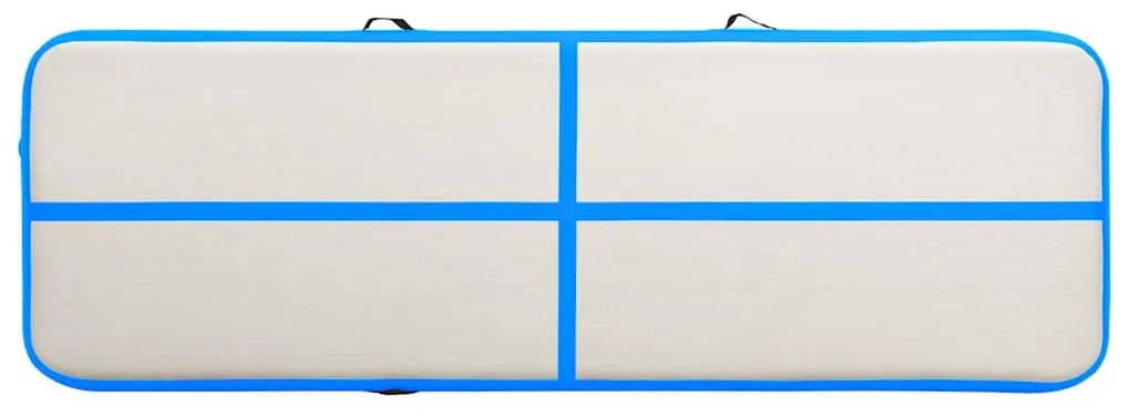 vidaXL Στρώμα Ενόργανης Φουσκωτό Μπλε 500 x 100 x 15 εκ. PVC με Τρόμπα