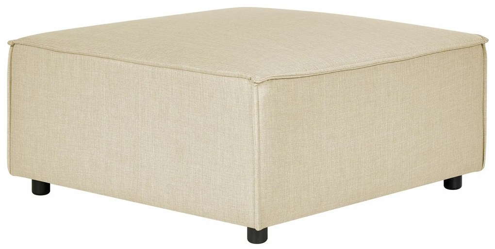 Σκαμπό σαλονιού Berwyn J103, Beige, 88x43cm, Πόδια: Πλαστική ύλη