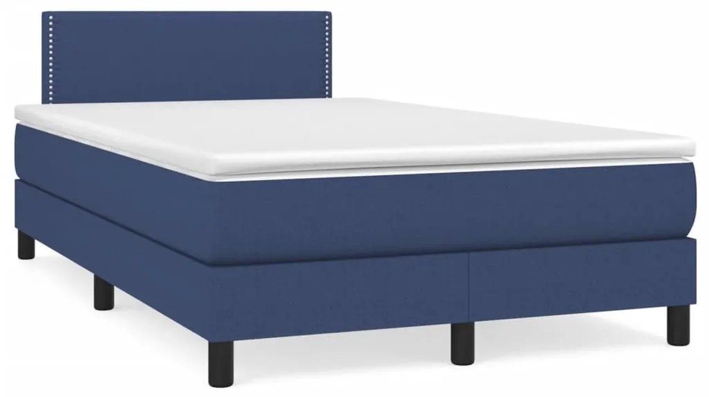 ΚΡΕΒΑΤΙ BOXSPRING ΜΕ ΣΤΡΩΜΑ ΜΠΛΕ 120X190 ΕΚ. ΥΦΑΣΜΑΤΙΝΟ 3269722