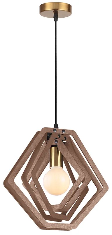 Φωτιστικό Κρεμαστο Aca ZM391P34WLL TRITON Καφέ (Brown)