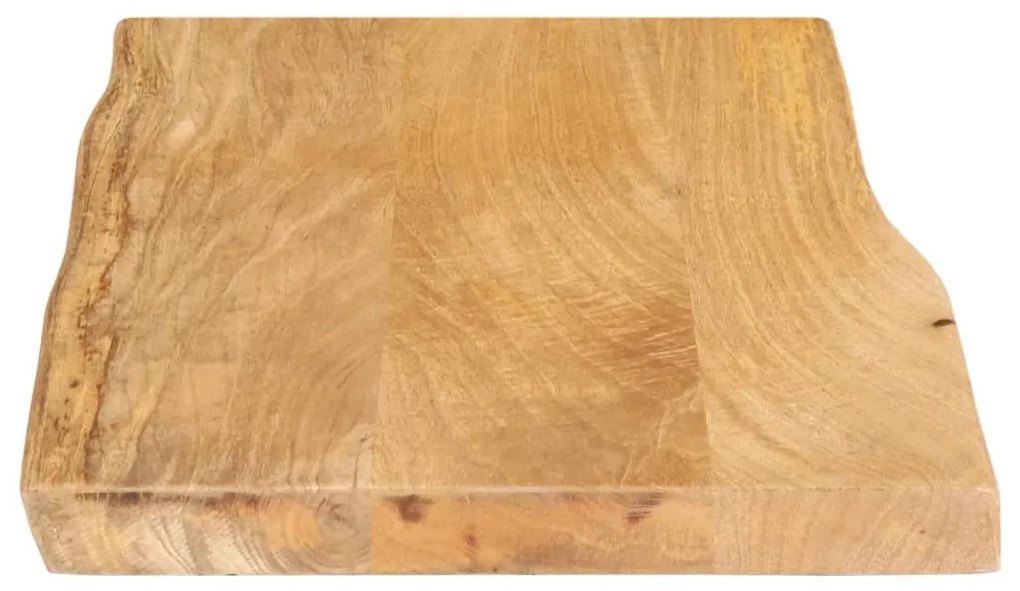 vidaXL Επιφάνεια Τραπεζιού 60x40x2,5 εκ. Live Edge Μασίφ Ξύλο Μάνγκο