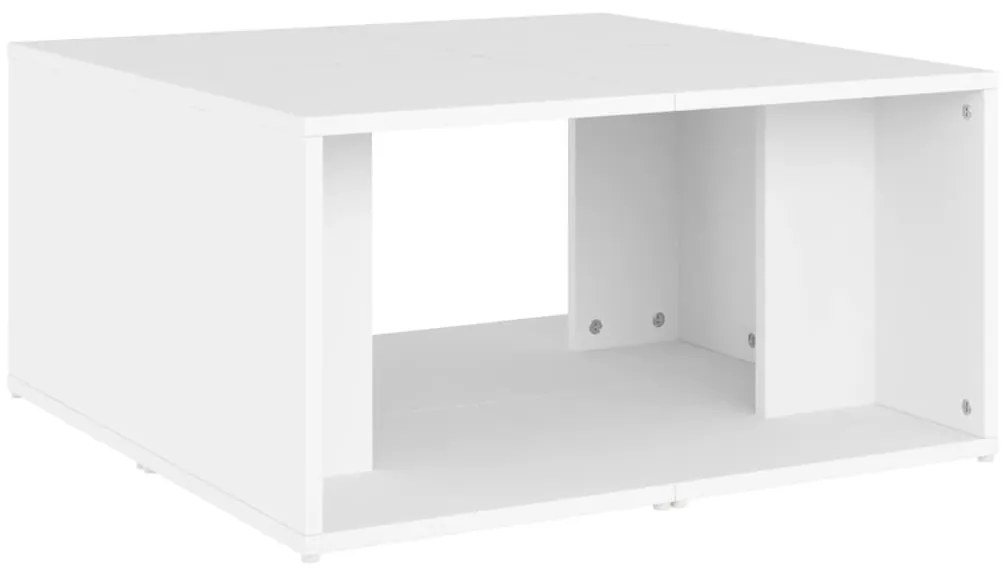 vidaXL Τραπεζάκια Σαλονιού 4 τεμ. Λευκά 33 x 33 x 33 εκ. Επεξ. Ξύλο