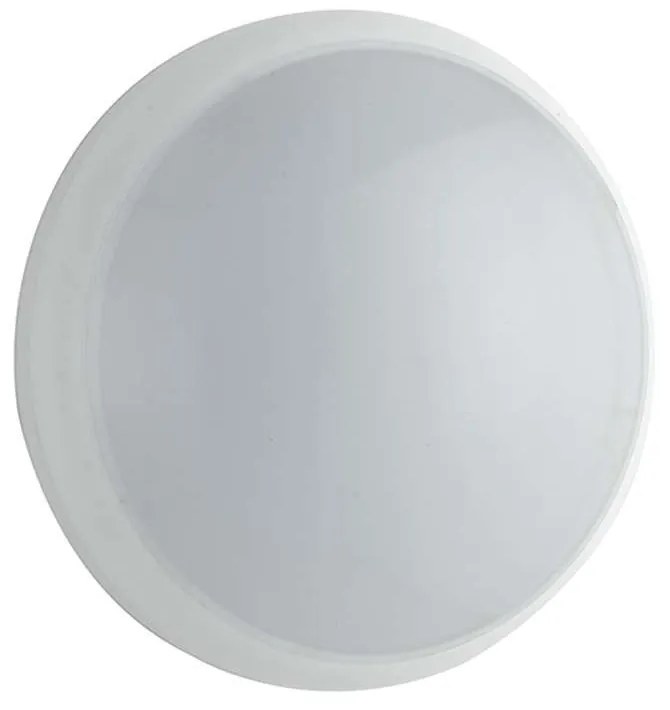 Φωτιστικό Οροφής - Πλαφονιέρα Eterna LED-ETERNA-54 16W Led Φ23,5cm 10cm White Intec Plastic