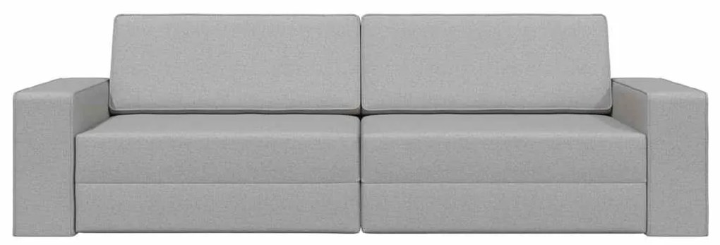 vidaXL Καναπές-κρεβάτι δαπέδου Σκούρο γκρι 245 x 78 x 77 εκ. ύφασμα