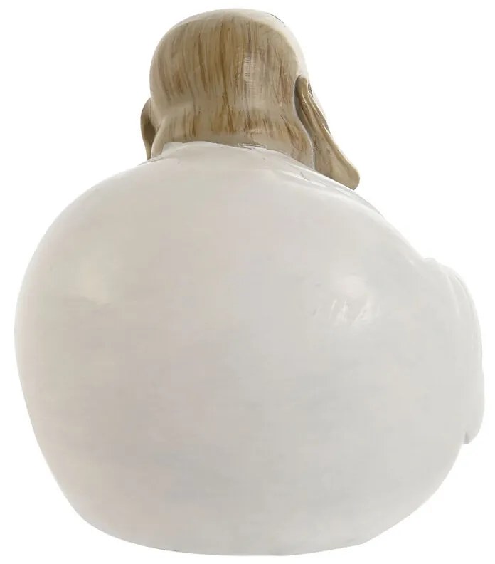 Διακοσμητική Φιγούρα Home ESPRIT Λευκό Πράσινο Βούδας Ανατολικó 10 x 9 x 10,5 cm (3 Μονάδες)