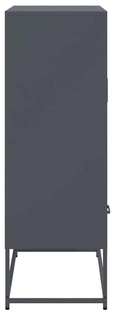 vidaXL Ντουλάπι Ανθρακί 68x39x111,5 εκ. από Χάλυβα