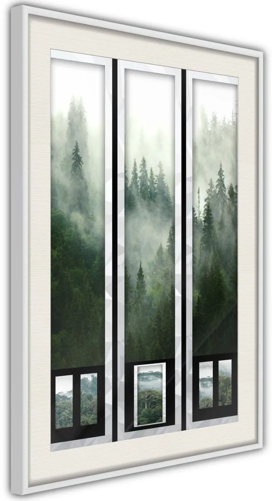 Αφίσα - Eternal Forest – Triptych - 40x60 - Χρυσό - Χωρίς πασπαρτού