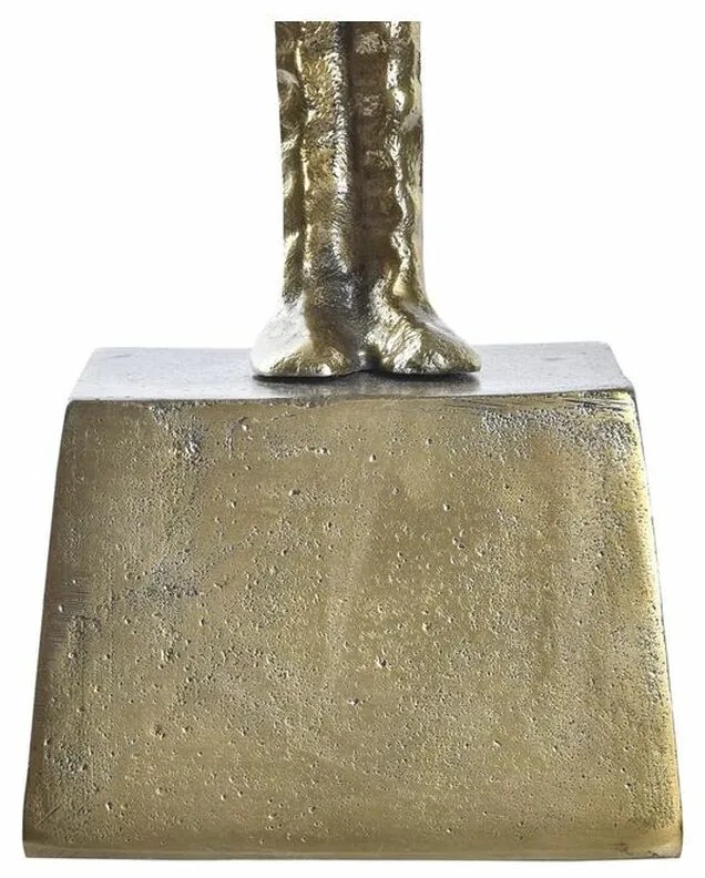 Βοηθητικό Τραπέζι DKD Home Decor Κρυστάλλινο Χρυσό Αλουμίνιο 46 x 46 x 57 cm