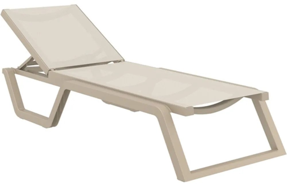Ξαπλώστρα Rio 20.0908 187x69x33cm Taupe