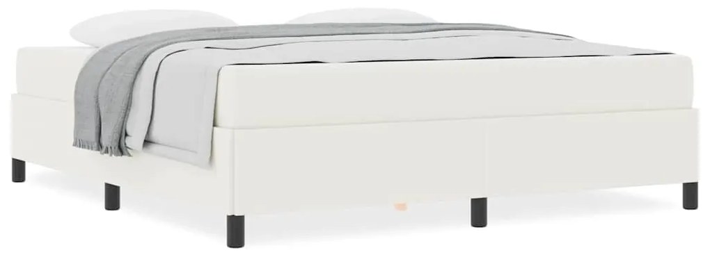 vidaXL Σκελετός Κρεβατιού Άλλο Κρεμ 180 x 200 cm Βελούδο