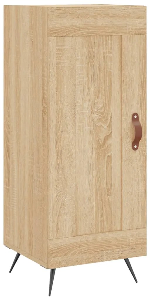 vidaXL Μπουφές Sonoma δρυς 34,5 x 34 x 180 εκ. από Επεξεργασμένο Ξύλο