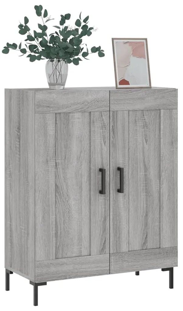 vidaXL Ντουλάπι Γκρι Sonoma 69,5 x 34 x 90 εκ. από Επεξεργασμένο Ξύλο