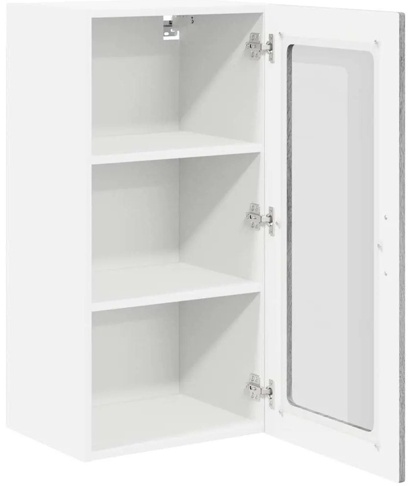 vidaXL Ντουλάπα Κουζίνας Kalmar 2 pcs Γκρίζο Σονομα 40 x 31 x 80 εκ.