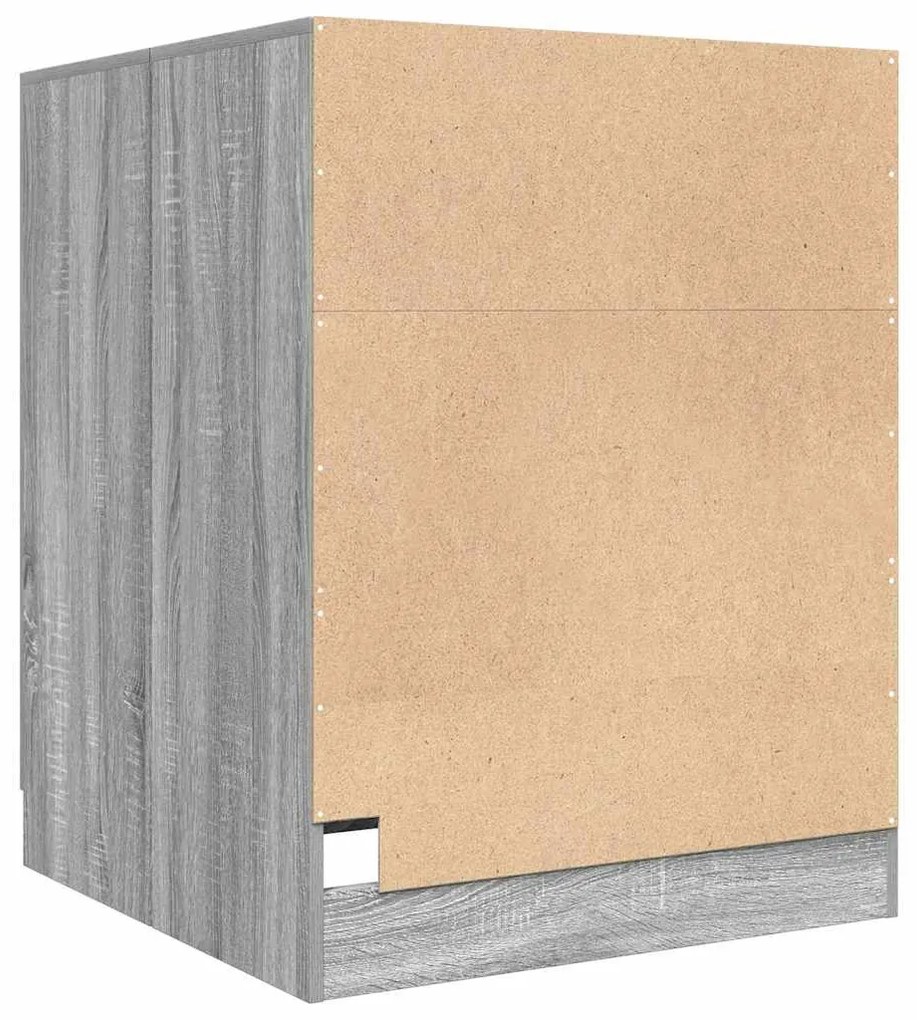 vidaXL Ντουλάπι Πλυντηρίου Γκρι Sonoma 71 x 71,5 x 91,5 εκ.