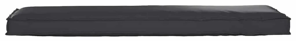 vidaXL Μαξιλάρι παλέτας για πάγκο Μαύρο 140 x 40 x 8 εκ. Ύφασμα Oxford