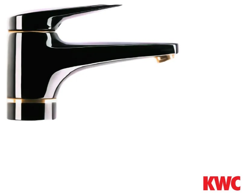 Μπαταρία Νιπτήρα με Αυτόματη Βαλβίδα Orcino Black/Gold ORC127111-400200