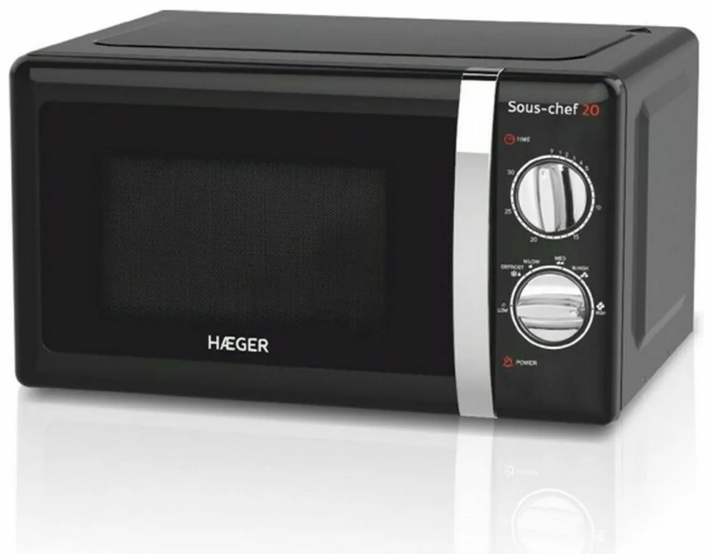 Φούρνος Μικροκυμάτων με Γκριλ Haeger MW-70B.007A 20 L Μαύρο 700W