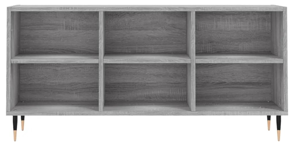 vidaXL Έπιπλο Τηλεόρασης Γκρι Sonoma 103,5x30x50 εκ Επεξεργασμένο Ξύλο