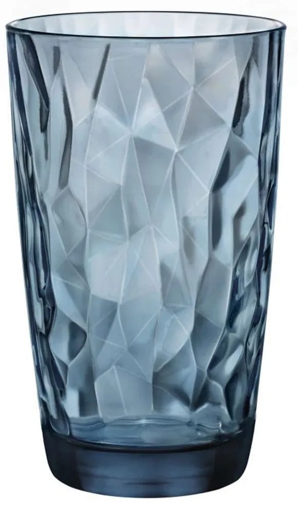 Ποτήρι Σωλήνα Diamond BR00127701 470ml Ocean Blue Bormioli Rocco Γυαλί