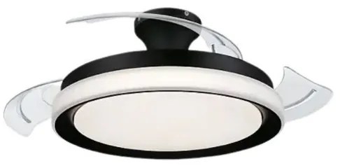 Ανεμιστήρας Με Φωτιστικό Οροφής Bliss 35+28W Philips 929004081701 Μαύρο